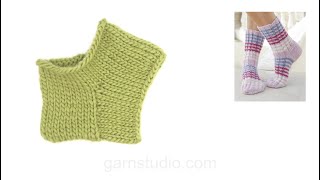 How To Knit A Sock With A Granny Heel