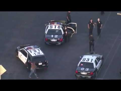 Los Angeles Police chase stolen car (Sept. 22, 2017) - YouTube