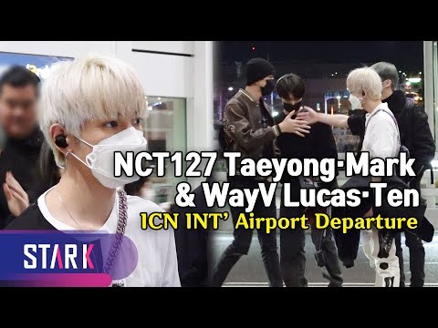 Taeyong·Mark·Lucas·Ten, 20200129_ICN <strong>INT</strong>&amp;#39; Airport Departure (NCT127 태용·마크&amp;amp;WayV 루카스·텐 &amp;#39;만찢남