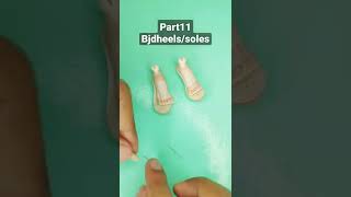 part 11 in making BJD heels and soles #bjd #doll #bjdheels/soles