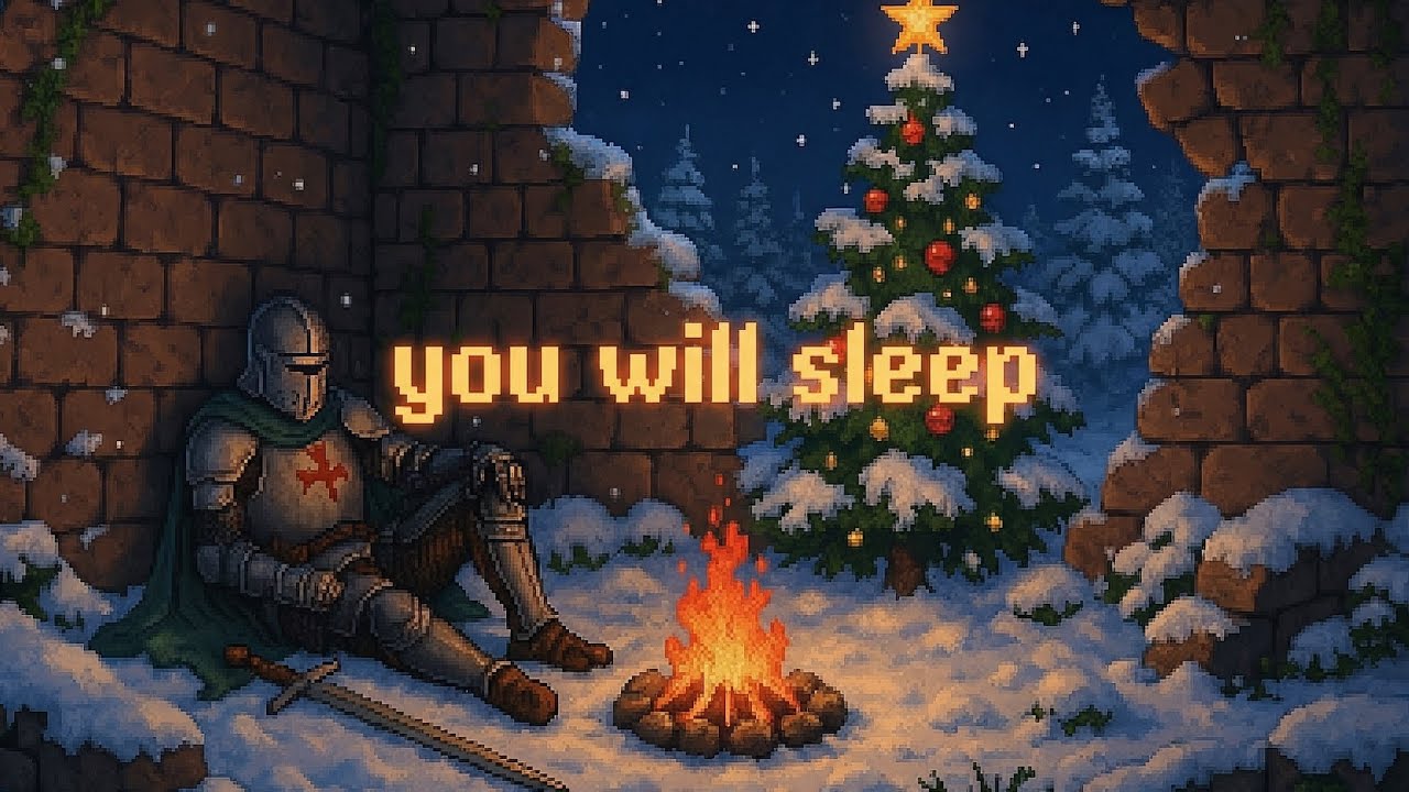 Winter Spirit in the Medieval Kingdom • Peaceful Winter Ambience, Snow & Warm Fire Sounds