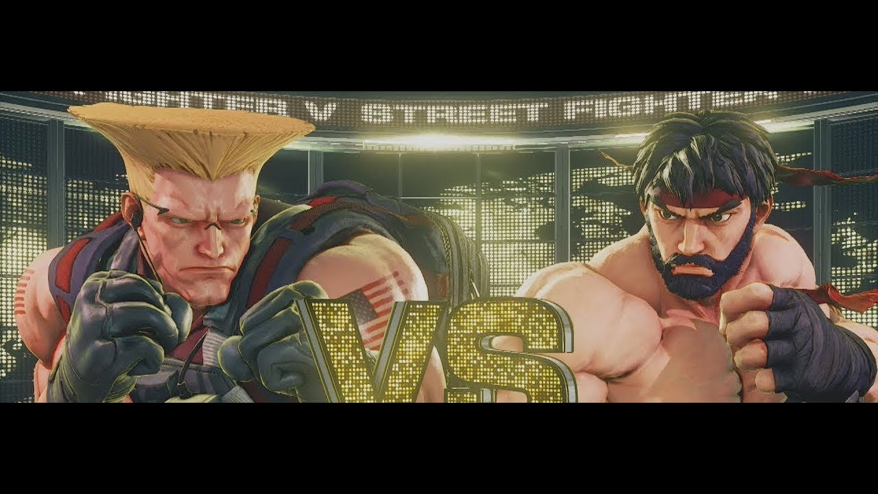 Guile Ryu Guile vs Ryu - Street Fighter 5 - YouTube