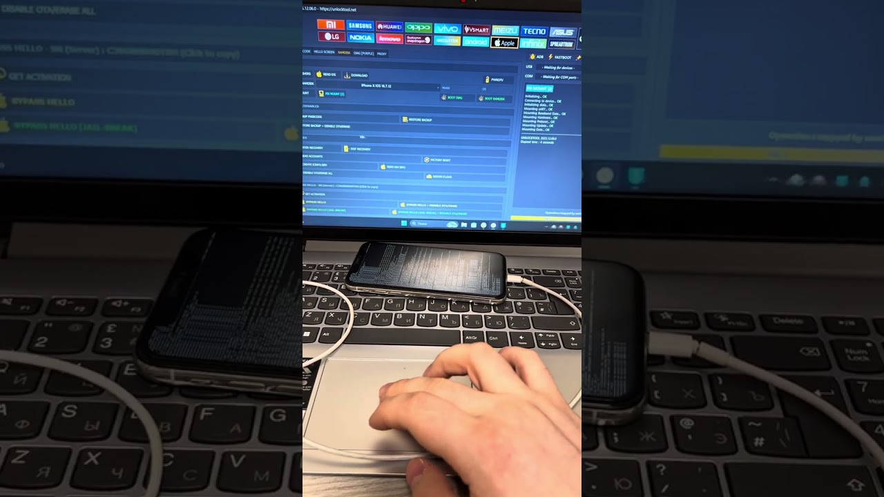 Разблокировка iPhone 5s-X с сетью за 400р 