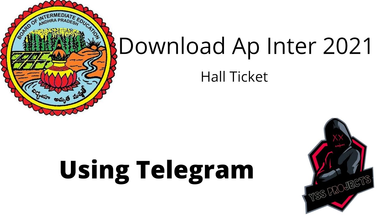 Download Ap Inter 2021 Hall Ticket Using Telegram