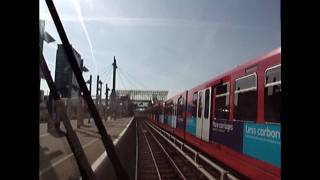 Bow to Poplar, East London, on the DLR.