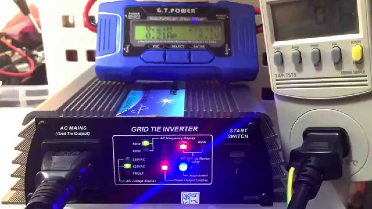 グリットタイインバーター（GRID TIE INVERTER SY-GWV-600W） 寝起き