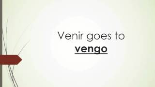 Present Tense - Song for Irregular Yo verbs