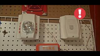 Double Feature: System Sensor Spectralert Advance SW/ HW Fire Alarm Horn & Fire Alarm Strobe