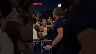 Kids go crazy for Hansi Flick