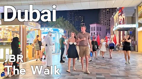 Dubai 🇦🇪 Amazing JBR, The Walk [4K] Walking Tour