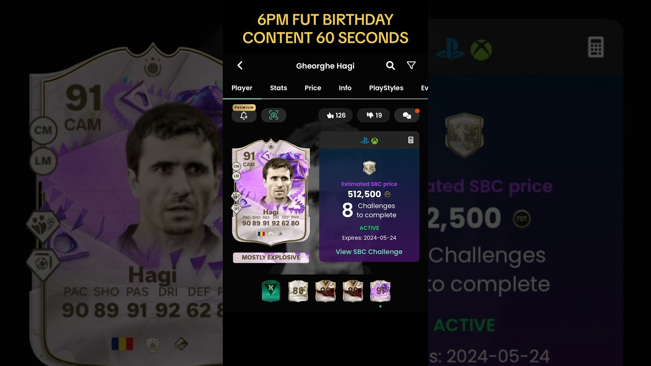 6PM FUT BIRTHDAY CONTENT IN AROUND 60 SECONDS 