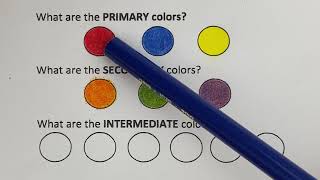 Mixing Secondary and Intermediate Colors with Colored Pencil