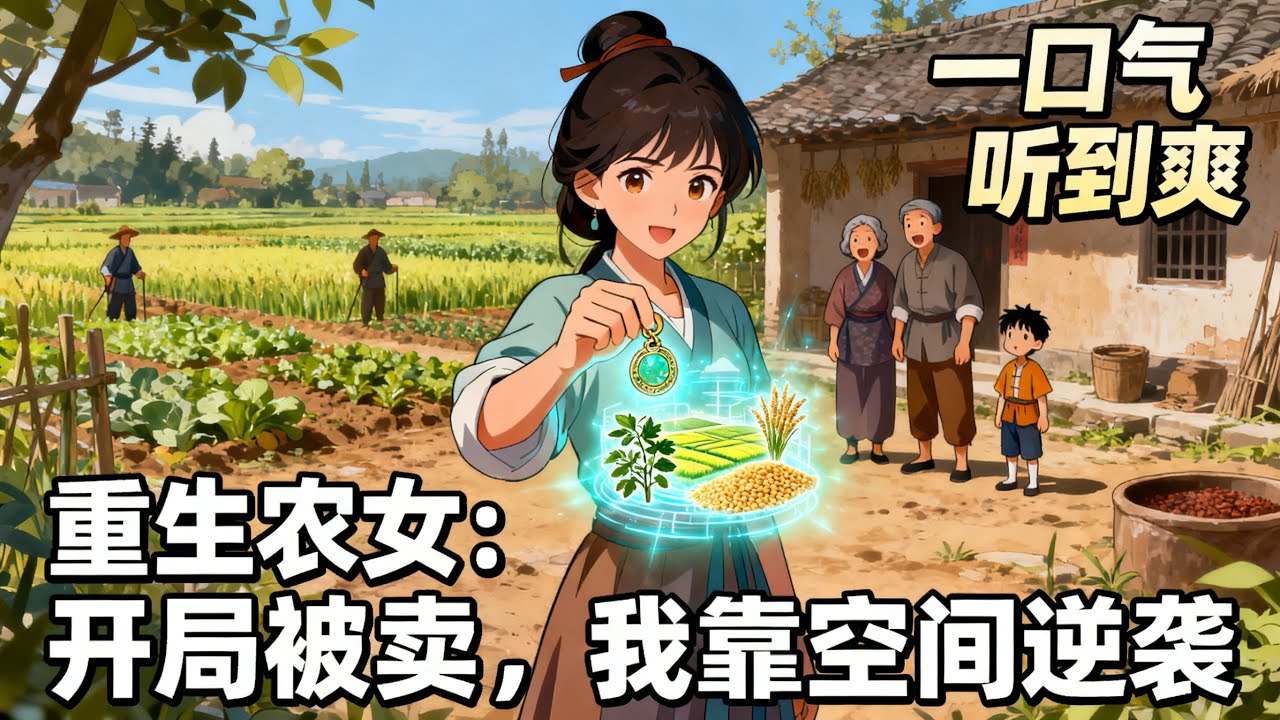 【完结1/2】《重生農女：開局被賣，我靠空間逆襲》現代女醫穿成農家女，剛睜眼就被奶奶二兩銀子賣給人販子，看我激活空間種田養家，帶着爹孃弟弟發家致富打臉極品！#古言小說#种田文#完結文#女生小說