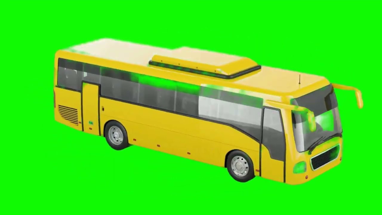BUS GREEN SCREEN