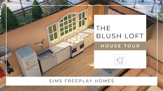 Sims FreePlay | The Blush Loft | Cozy Peach & Pine Apartment | House Tour screenshot 5