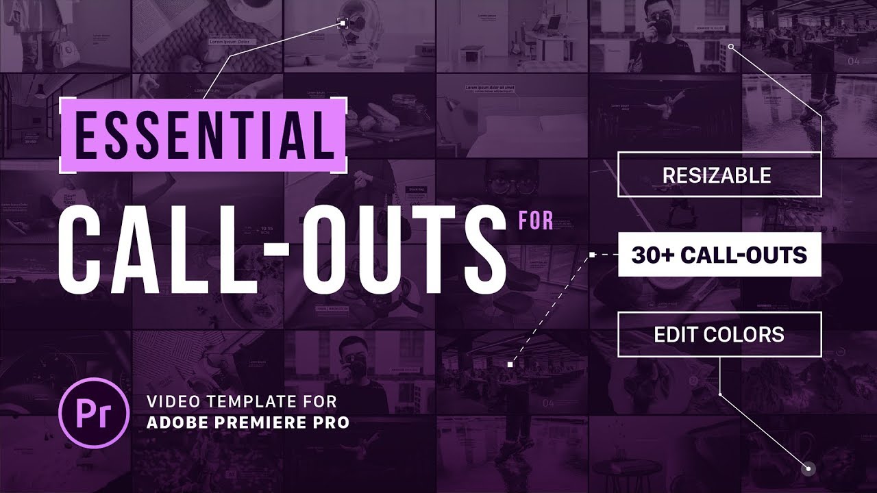 Essential Call-Outs Library | Template For Premiere Pro
