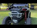 How to build a cooler relocation mount for a bed delete on a can am x3