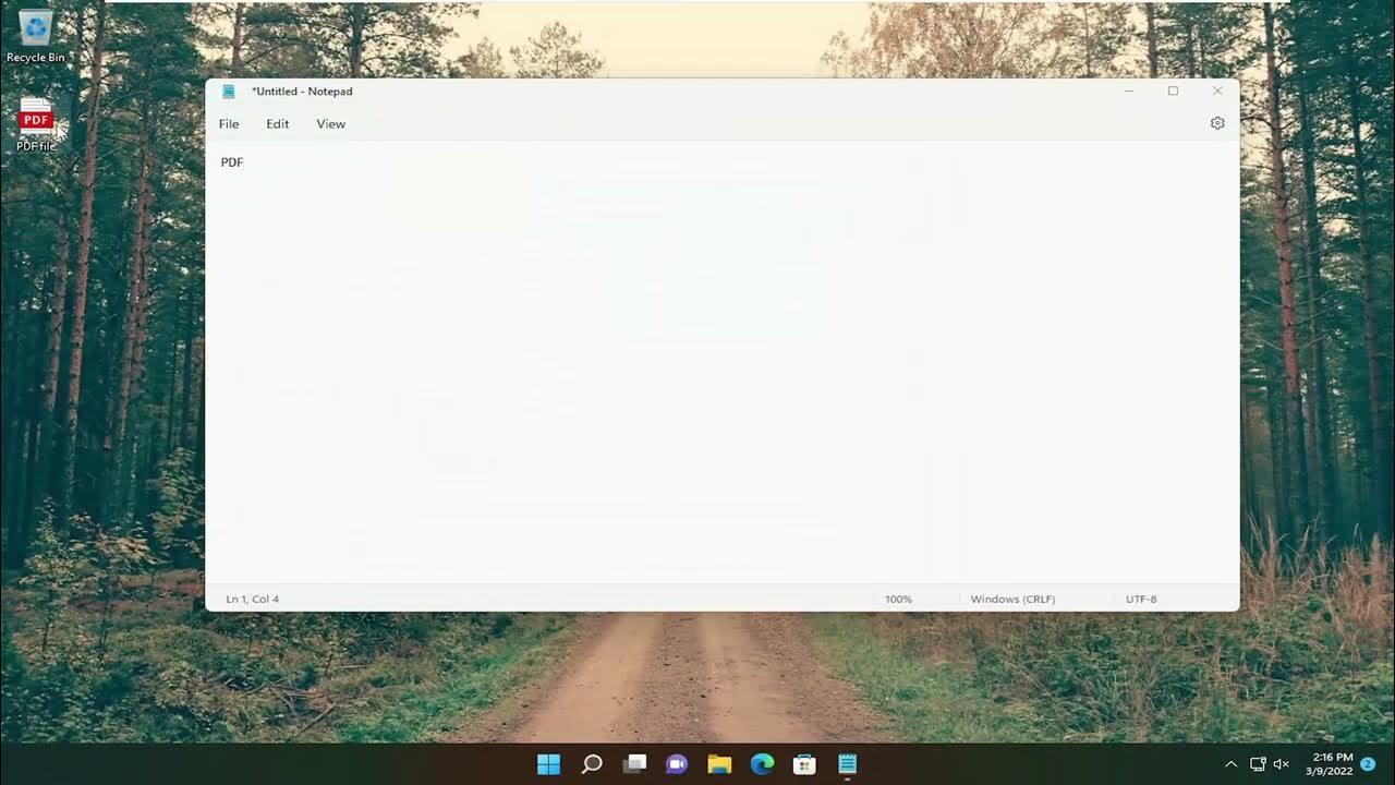 How to Save Notepad File in HTML and PDF Format in Windows [Tutorial ...
