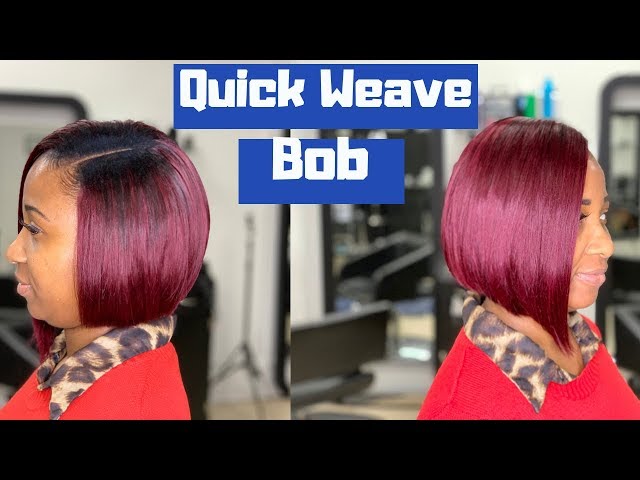 Bob quickweave with tapered back | Cute hairstyles for short hair, Layered bob  hairstyles, Bob hairstyles