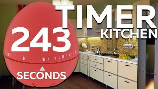 243 seconds Cooking timer | 4min 3sec Egg TIMER