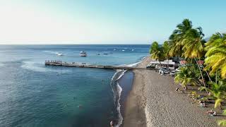 📍 Best Beaches🌴Caribbean Martinique -  Plage Du Carbet 🎵 Deep House - Drone 4K