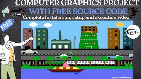 Smart City | OpenGL Project |  Computer Graphics Project | With Free Source Code