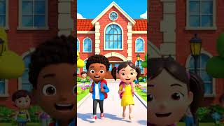 Amazing poem on children going to school|3D animation|Nursery rhymes #kidssong #nurseryrhymes #diy