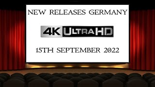 NEW 4K Releases [15TH SEPTEMBER 2022 | GERMANY | Links Included]