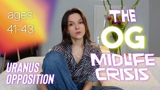Uranus opposition at 42 years old: astrology's take on midlife crisis