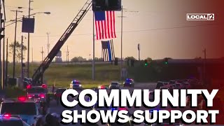 Funeral procession for Deputy Larry Henderson