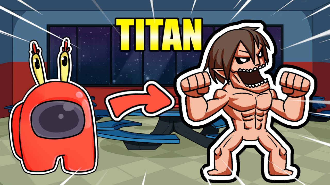 Among us NEW ATTACK ON TITAN ROLE (Op Mods)