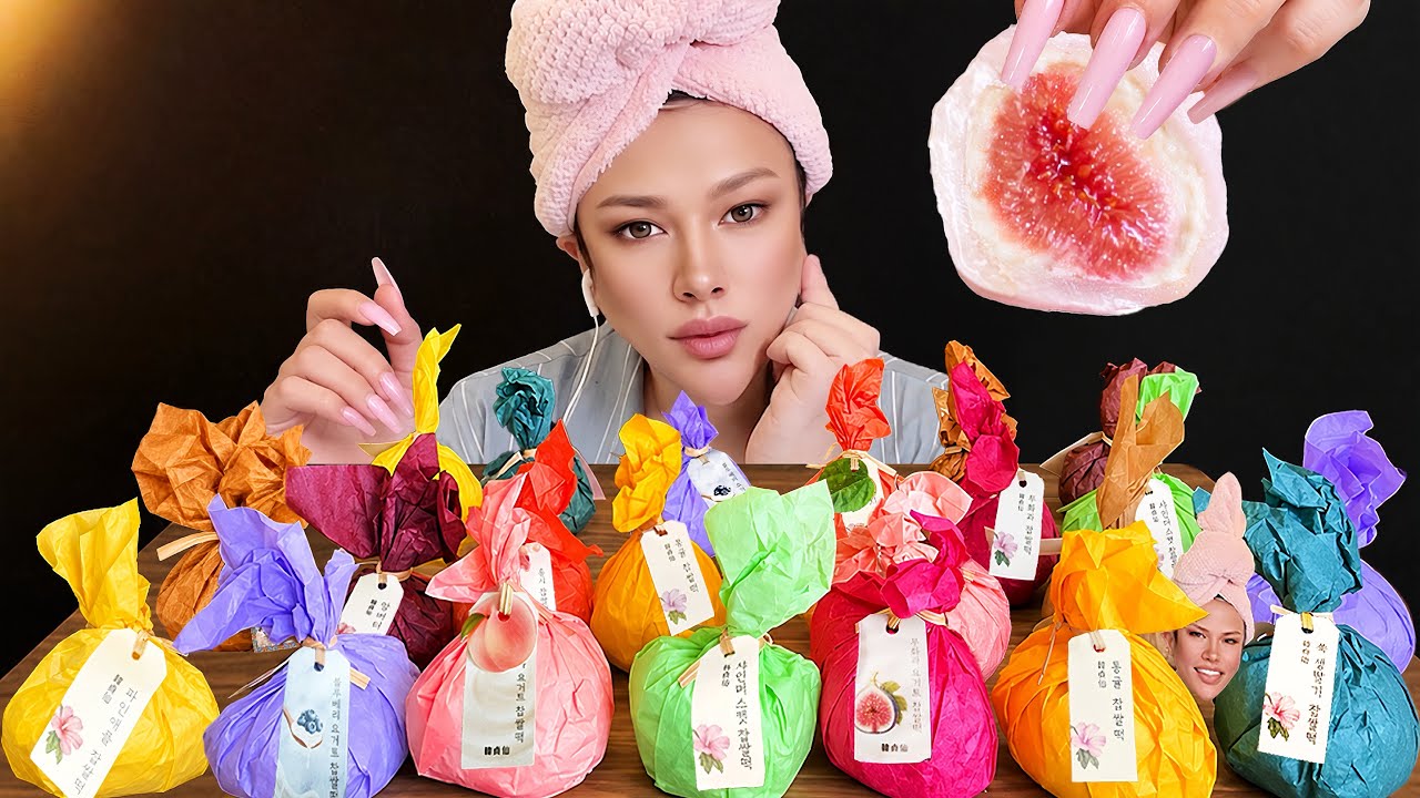 (ASMR) 한정선 찹쌀떡 전메뉴 먹방 🍡
