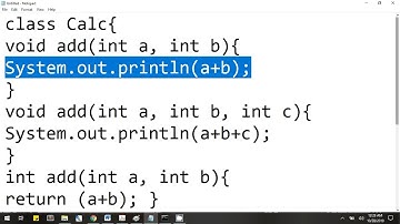 14 Method Overloading in Java