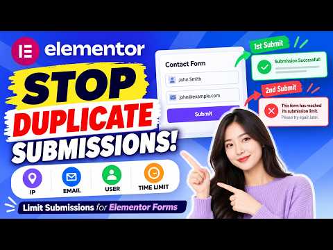 How to Limit Elementor Form Submissions