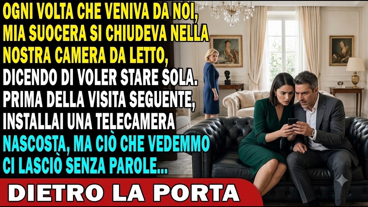 Mi sono sentita gelare quando ho visto mia suocera uscire dalla nostra camera da letto, fresca e riposata, come se nulla fosse. «Certo, mamma. Vai a riposare», aveva detto Davide, e la porta si...