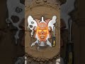Amazing Samurai Mask Metal Casting Process ⚔️ | Satisfying Foundry Art #Shorts #asmr
