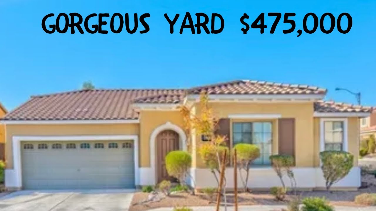 House for Sale Las Vegas Huge Backyard, Las Vegas One Story Home for
