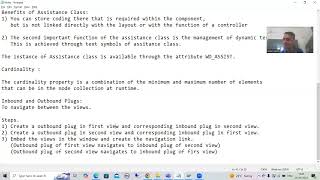 26 - Web Dynpro ABAP - Inbound and Outbound Plugs - Practical Demo Part8