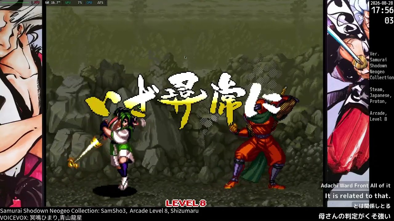 Samurai Shodown Neogeo Collection:Samsho3, Arcade Level 8