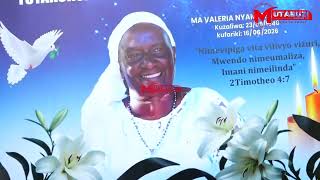 IBADA YA KUMUAGA MAREHEMU MA VARELIA KATO MUTABUZI