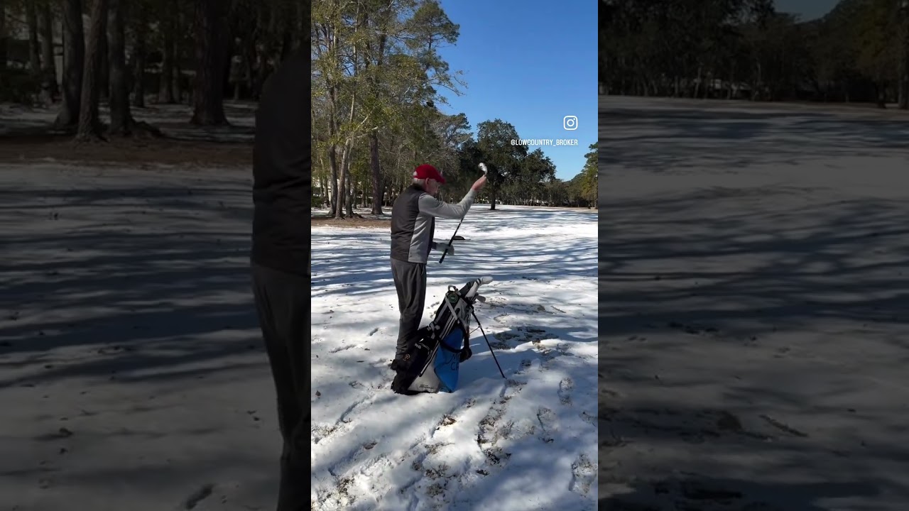 It never snows in the Lowcountry