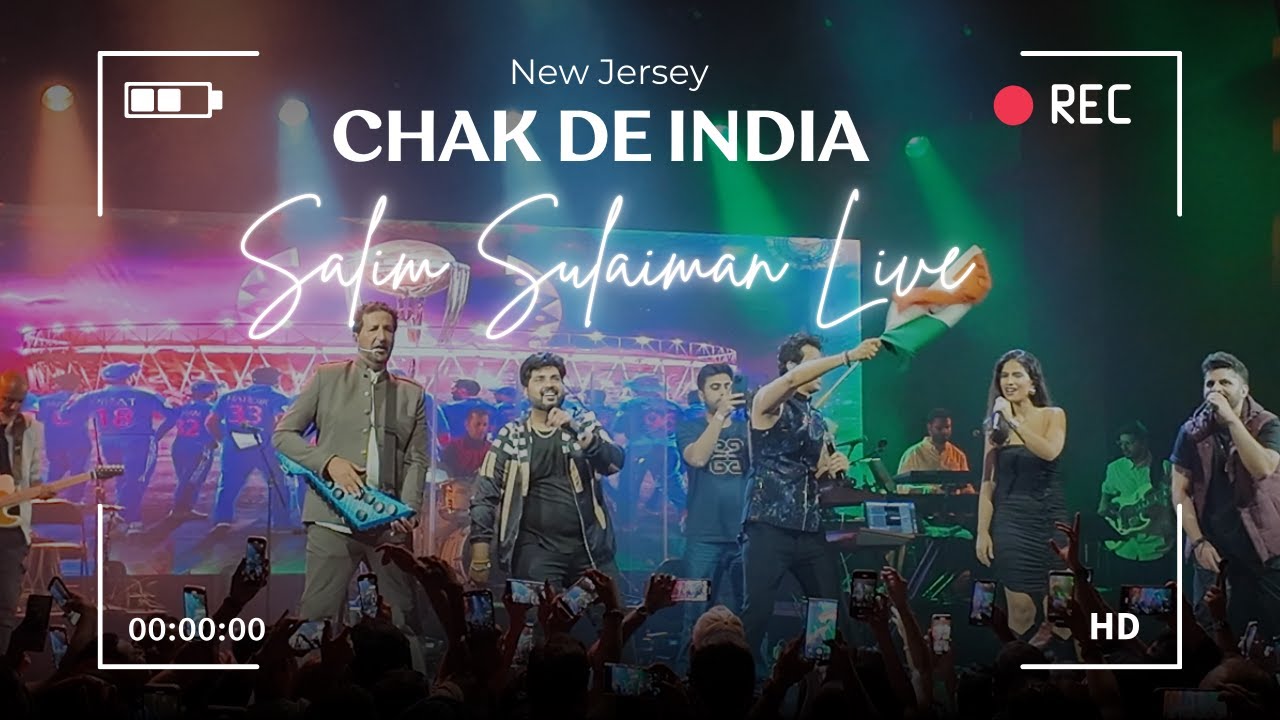 CHAK DE INDIA by Salim Sulaiman ft. Raj, Simran and Vipul | New Jersey ...