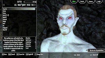 Skyrim mod showcase! Ring of change (race change ring)! - Blue22111