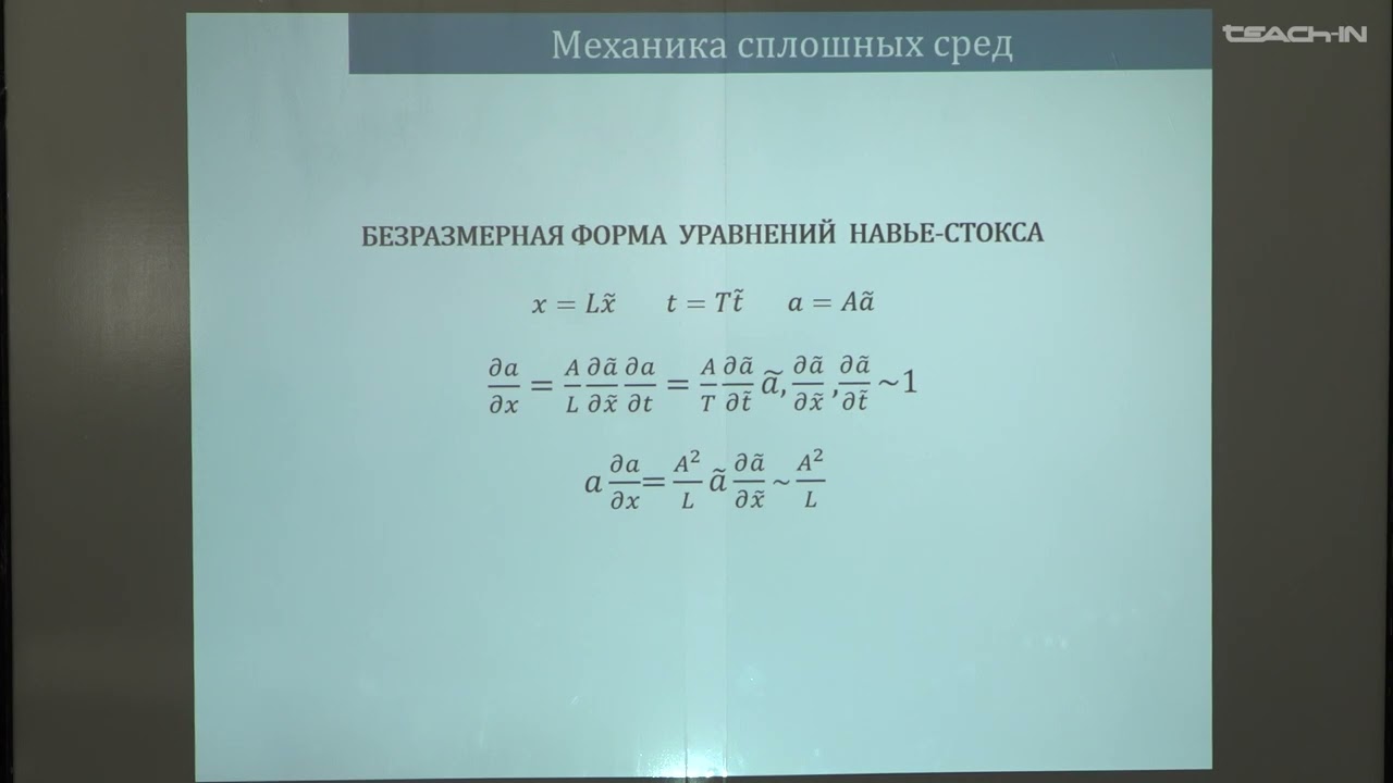 Жмур В.В.- Динамика вязкой жидкости - 3.Безразмерная форма уравнений Навье-Стокса.Приближение Осеена