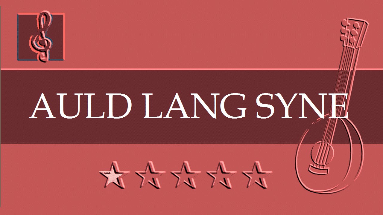 Mandolin & Guitar Duet Auld lang syne (Sheet music Guitar chords