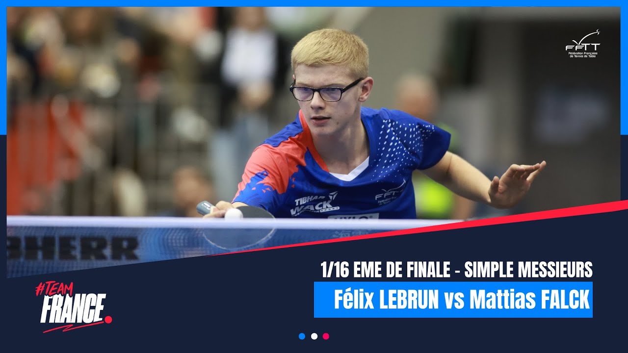 Félix LEBRUN vs Mattias FALCK | 1/16 finale | LINZ 2024