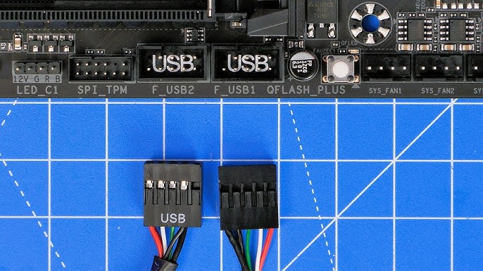 øverste hak atomar forbrydelse B-Roll#16 - Combining USB2 Internal Headers - YouTube