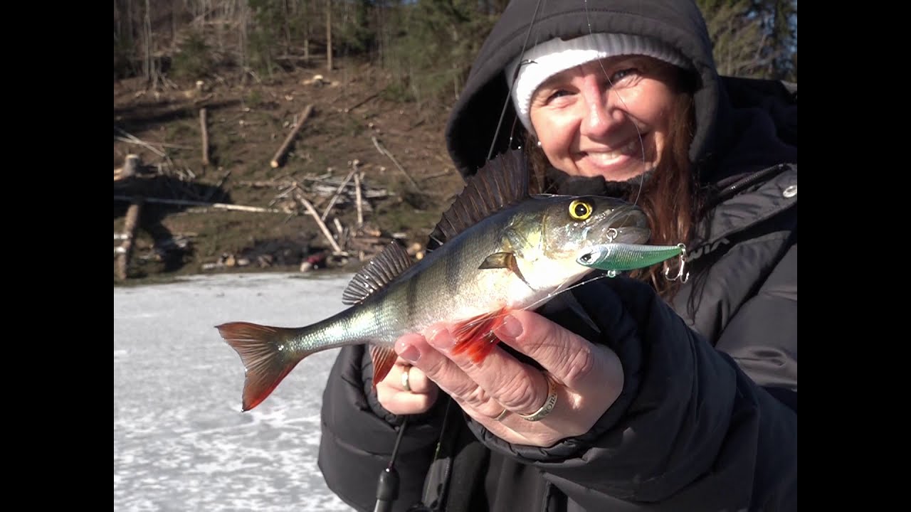 Isfiske med Jaktia Kongsvinger-vi testet stenger.