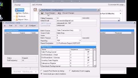 Post Master for Microsoft Dynamics GP - Dynamics GP Auto Batch Posting