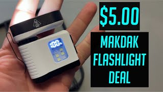 New $5 MAKDAK Flashlight Deal screenshot 1